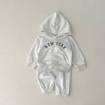 ONEAKIDS Baby & Toddler Outfits GRAY / 12-18M New York Hoodie Sweatshirt and Pants Set