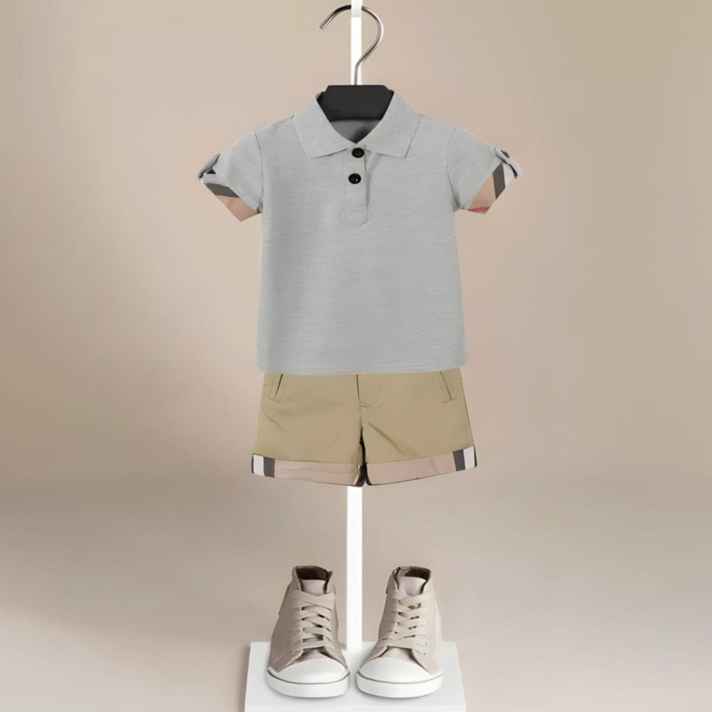 ONEAKIDS Baby & Toddler Outfits GRAY / 2T Top & Bottom Boys' Classic Set