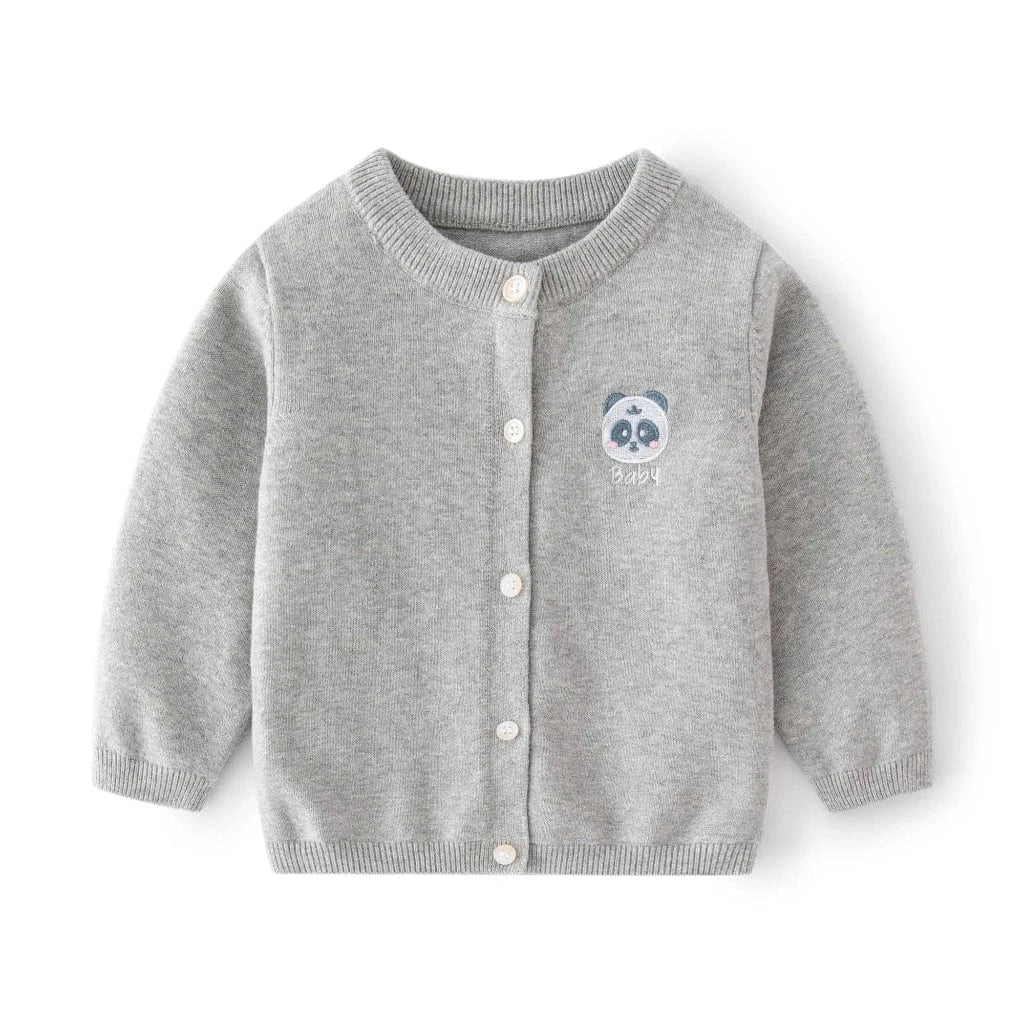 ONEAKIDS Baby & Toddler Outfits GRAY / 6-12M Panda Parker Unisex Cardigan for Kids