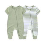 ONEAKIDS Baby & Toddler Outfits GREEN / 0-3M 2-Piece Unisex Baby Cotton Onesies