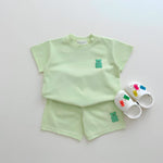 ONEAKIDS Baby & Toddler Outfits GREEN / 6-12M Gummy Bear Soft Cottom top and Bottom Set