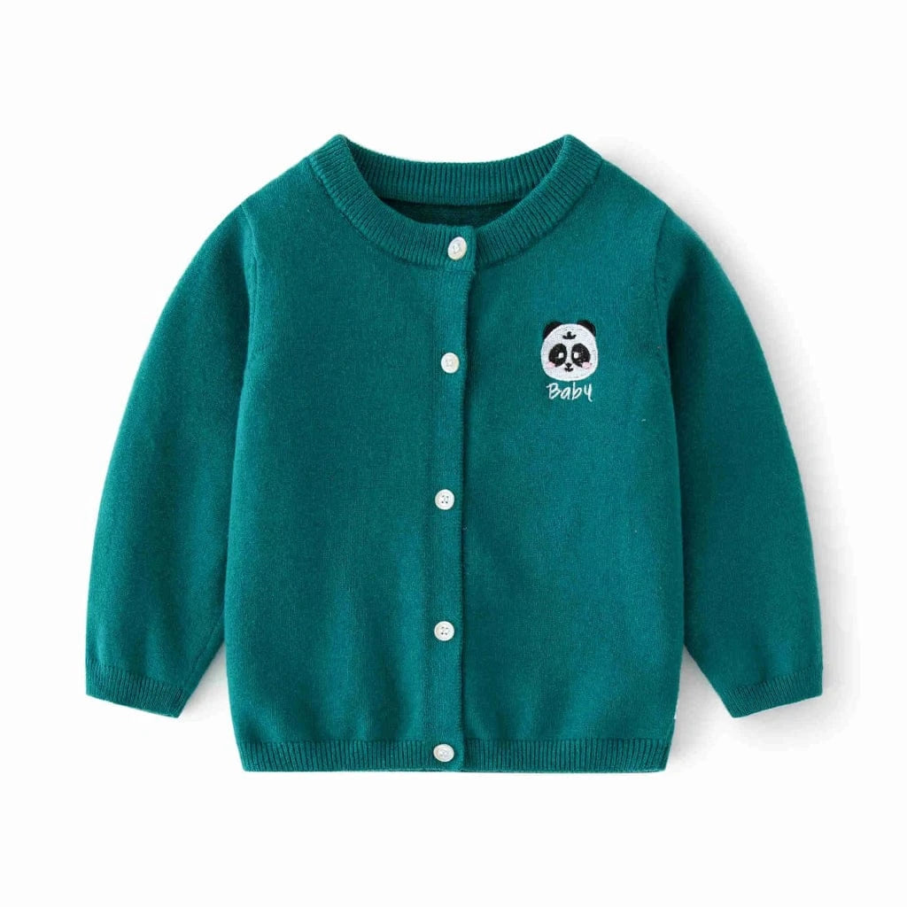 ONEAKIDS Baby & Toddler Outfits GREEN / 6-12M Panda Parker Unisex Cardigan for Kids