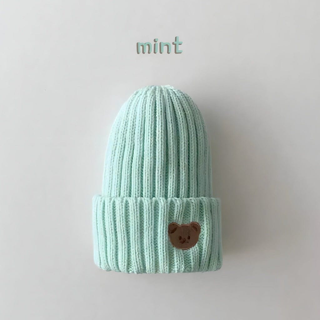 ONEAKIDS Baby & Toddler Outfits GREEN / ONE SIZE- 1-5YEARS Winter Wool Embroidered Unisex Beanie / Hat