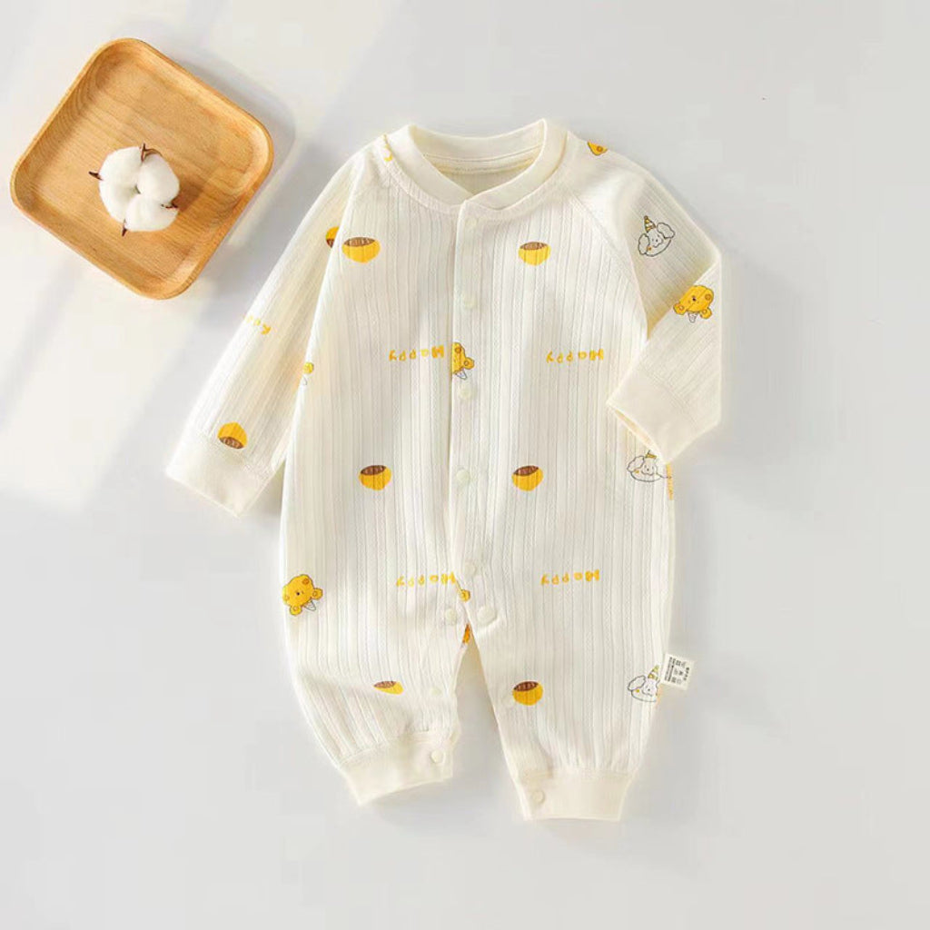 ONEAKIDS Baby & Toddler Outfits HAPPY / 3-6M Super Soft Baby Unisex Romper