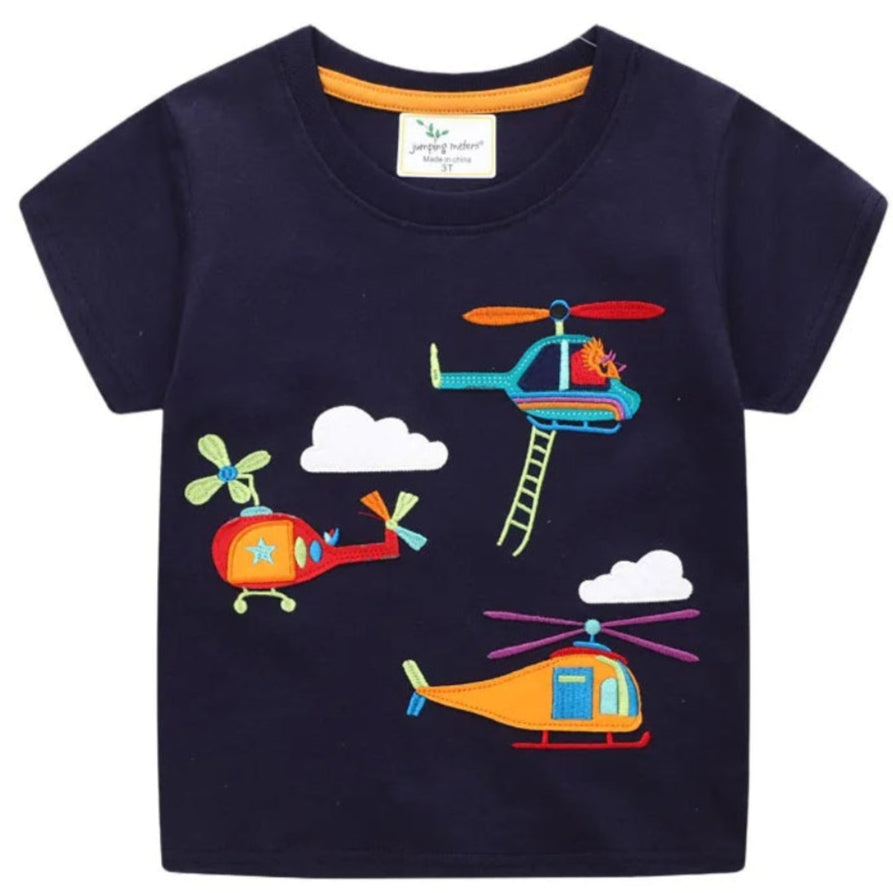 ONEAKIDS Baby & Toddler Outfits HELICOPTERS / 2T Born To Be Kind Little Boys' T-shirt