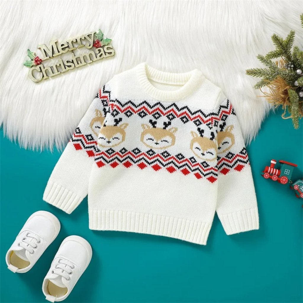 ONEAKIDS Baby & Toddler Outfits Kids' Christmas Reindeer Sweater