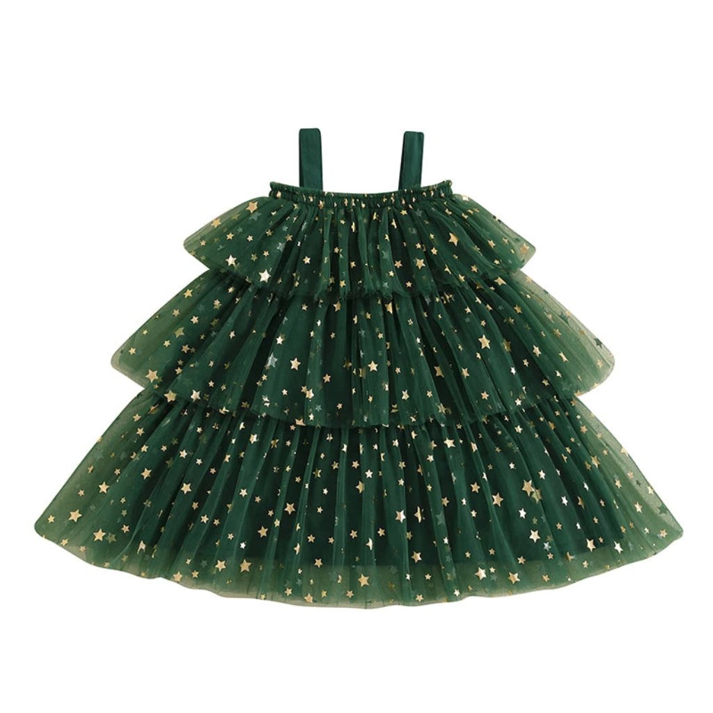 ONEAKIDS Baby & Toddler Outfits Little Girls' Christmas Tree Dress