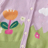 ONEAKIDS Baby & Toddler Outfits Little Girls' Floral Cardigan in Pink