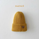 ONEAKIDS Baby & Toddler Outfits MUSTARD / ONE SIZE- 1-5YEARS Winter Wool Embroidered Unisex Beanie / Hat