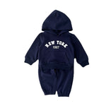 ONEAKIDS Baby & Toddler Outfits New York Hoodie Sweatshirt and Pants Set