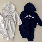 ONEAKIDS Baby & Toddler Outfits New York Hoodie Sweatshirt and Pants Set