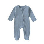 ONEAKIDS Baby & Toddler Outfits Organic Cotton Double Zipper Baby Romper