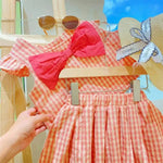 ONEAKIDS Baby & Toddler Outfits Peachy Pink Matching Skirt and Top Girls' Set