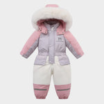 ONEAKIDS Baby & Toddler Outfits PINK / 2T Unisex Mountain Ski-Wear Snowsuit