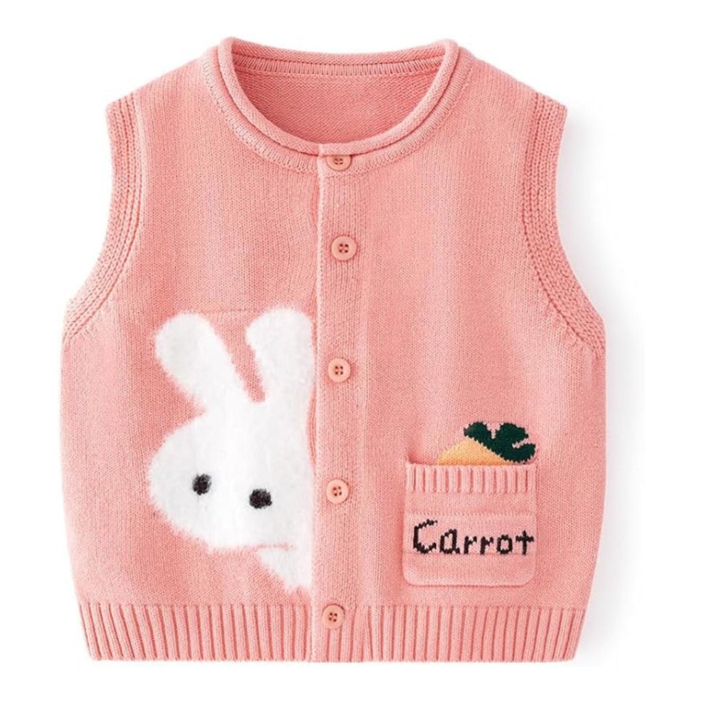 ONEAKIDS Baby & Toddler Outfits PINK / 3-6M Rabbit Ears Baby Vest