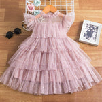 ONEAKIDS Baby & Toddler Outfits PINK / 3T Tulle Girls' Festive Dress with Stars