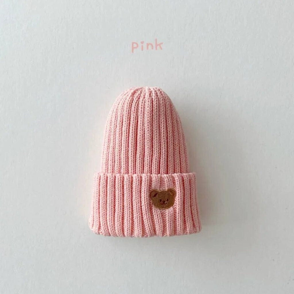 ONEAKIDS Baby & Toddler Outfits PINK / ONE SIZE- 1-5YEARS Winter Wool Embroidered Unisex Beanie / Hat