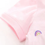 ONEAKIDS Baby & Toddler Outfits Pink Rainbow Girls' Polo Dress