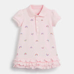 ONEAKIDS Baby & Toddler Outfits Pink Rainbow Girls' Polo Dress