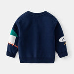 ONEAKIDS Baby & Toddler Outfits Playful Farm Animal Knit Boys' Cardigan