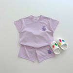 ONEAKIDS Baby & Toddler Outfits PURPLE / 6-12M Gummy Bear Soft Cottom top and Bottom Set