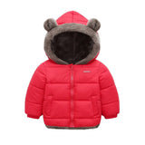 ONEAKIDS Baby & Toddler Outfits RED / 2T Bear Ear Winter Jacket with Ski Pants