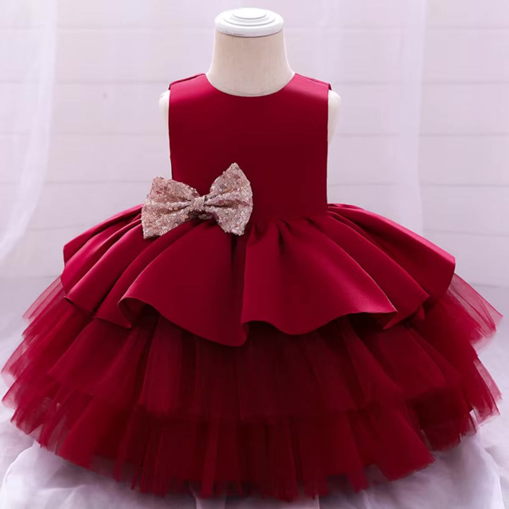 ONEAKIDS Baby & Toddler Outfits RED / 6-12M Luna Little Girls' Princess Dress