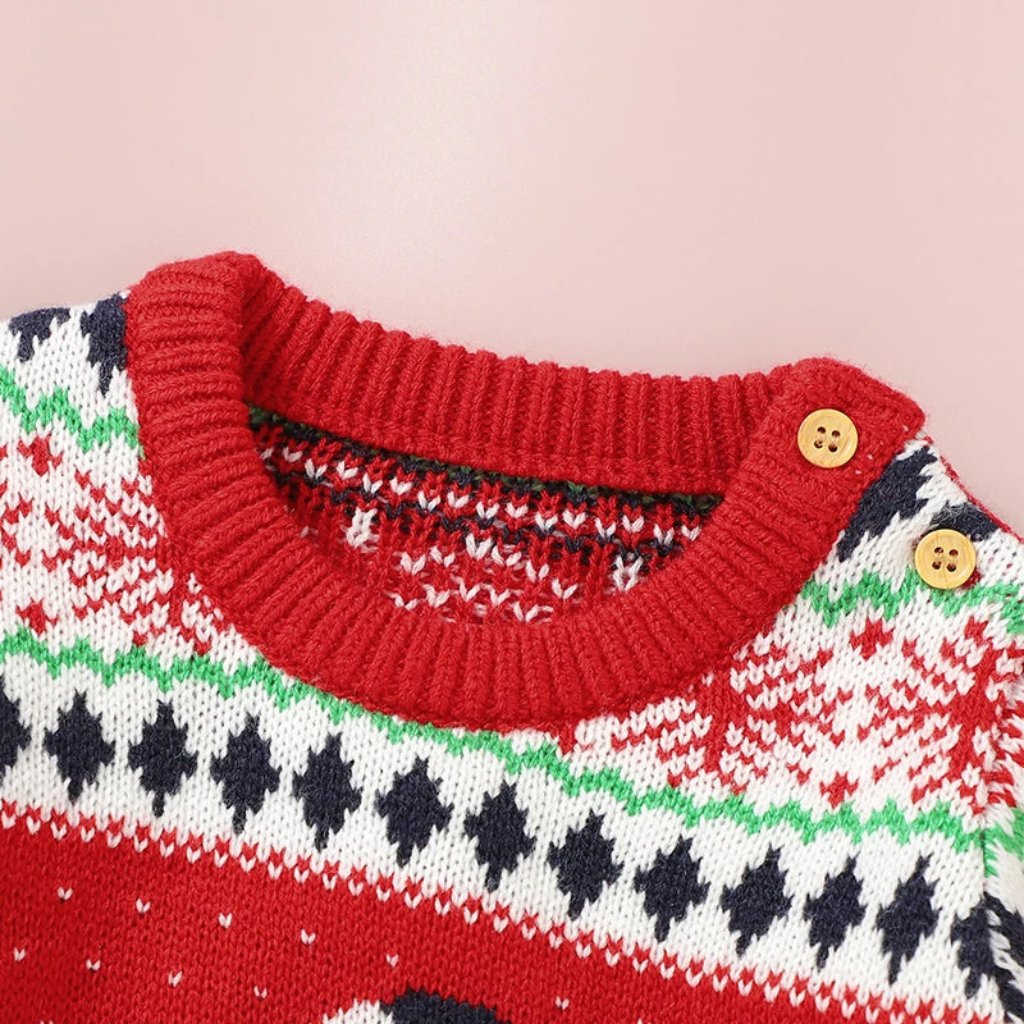 ONEAKIDS Baby & Toddler Outfits Red Holiday Jumpsuit for Babies & Toddlers