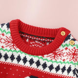 ONEAKIDS Baby & Toddler Outfits Red Holiday Jumpsuit for Babies & Toddlers