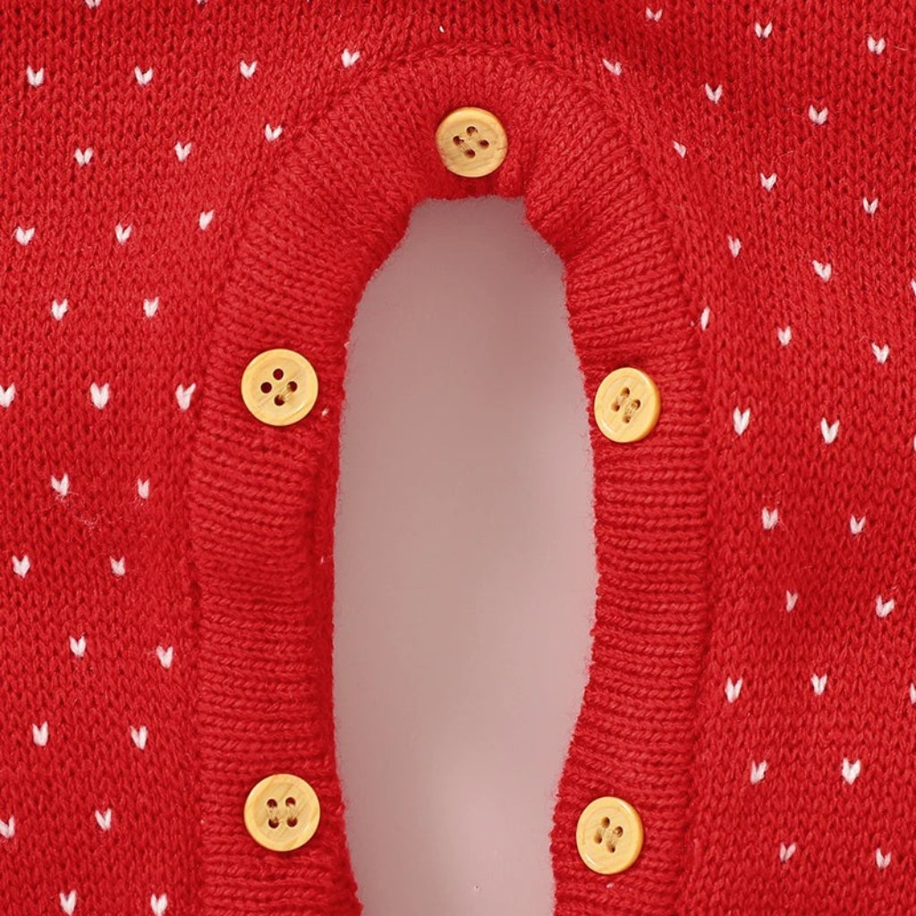 ONEAKIDS Baby & Toddler Outfits Red Holiday Jumpsuit for Babies & Toddlers