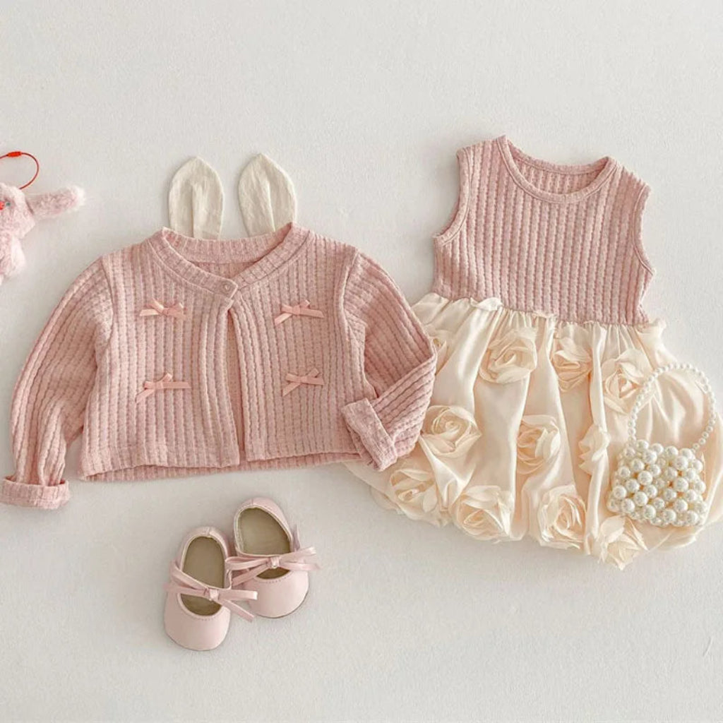 ONEAKIDS Baby & Toddler Outfits Rosy 2-Piece Baby Pink Set