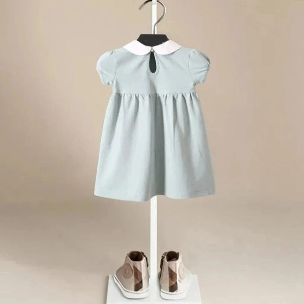 ONEAKIDS Baby & Toddler Outfits Sage Blue Girls’ Dress