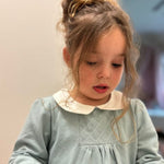 ONEAKIDS Baby & Toddler Outfits Sage Blue Girls’ Dress