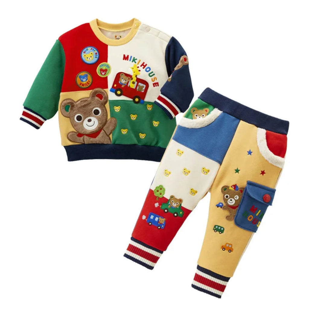 ONEAKIDS Baby & Toddler Outfits SET (BOTH) / 12-18M Playful Miki House Little Boys' Set