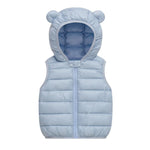 ONEAKIDS Baby & Toddler Outfits SKY / 12-18M Kids' Unisex Bear Sleeveless Puffer Vest