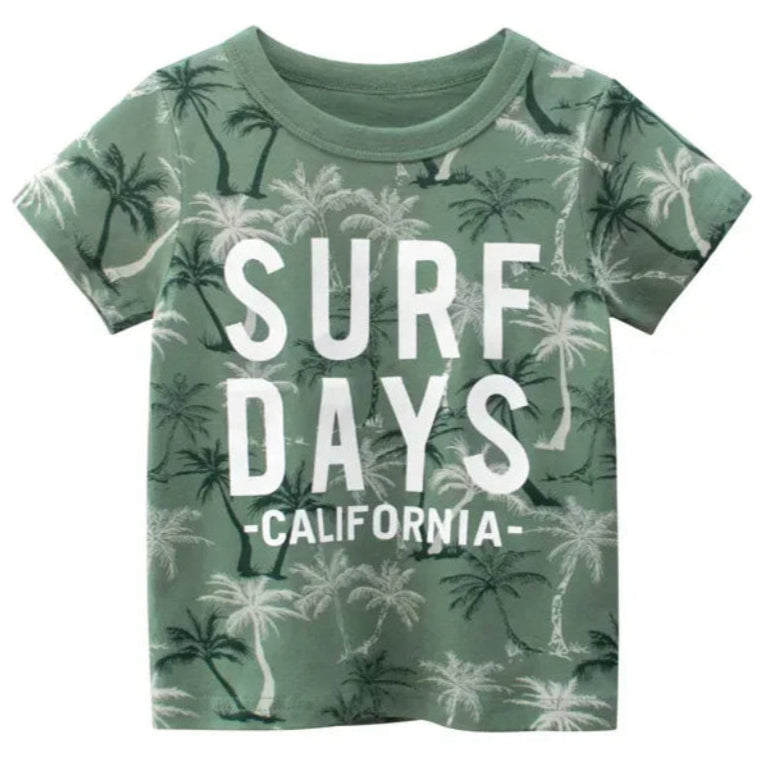 ONEAKIDS Baby & Toddler Outfits SURF DAYS / 2T Born To Be Kind Little Boys' T-shirt
