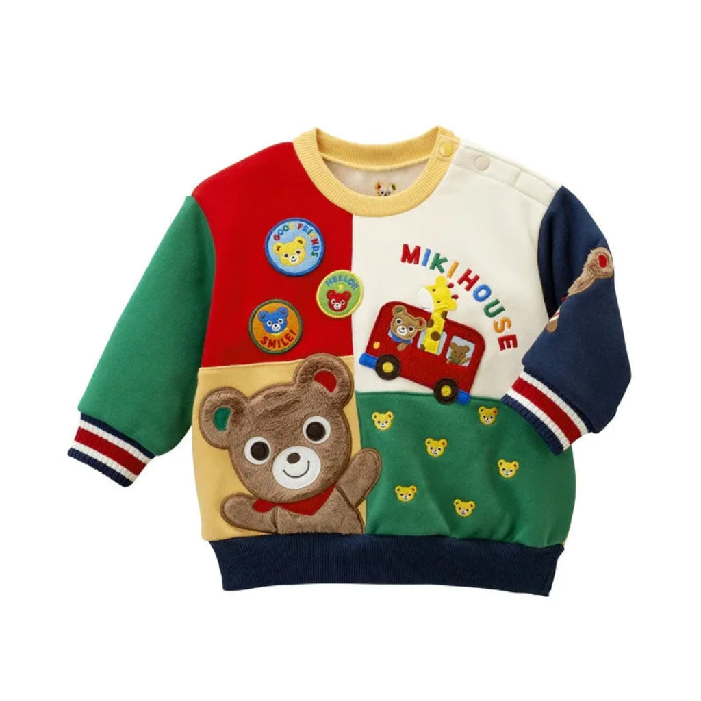 ONEAKIDS Baby & Toddler Outfits SWEATSHIRT / 12-18M Playful Miki House Little Boys' Set
