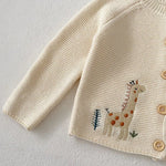 ONEAKIDS Baby & Toddler Outfits Unisex Baby Embroidered Cotton Cardigan