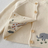 ONEAKIDS Baby & Toddler Outfits Unisex Baby Embroidered Cotton Cardigan