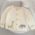 ONEAKIDS Baby & Toddler Outfits Unisex Baby Embroidered Cotton Cardigan