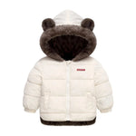 ONEAKIDS Baby & Toddler Outfits WHITE / 2T Bear Ear Winter Jacket with Ski Pants
