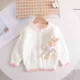 ONEAKIDS Baby & Toddler Outfits WHITE / 2T Bunny boo Girls' Cardigan