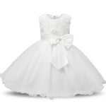 ONEAKIDS Baby & Toddler Outfits WHITE / 3T Gabriella Flower Girls Dress