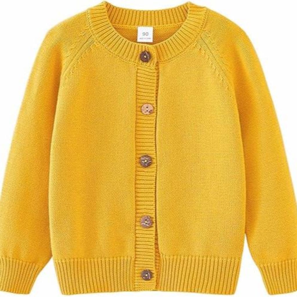 ONEAKIDS Baby & Toddler Outfits YELLOW / 2T Unisex Cardigan for Children