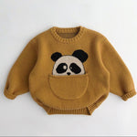 ONEAKIDS Baby & Toddler Tops 12-18M / ORANGE Unisex Animal Sweaters