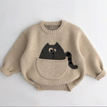 ONEAKIDS Baby & Toddler Tops 12-18M / WHITE Unisex Animal Sweaters