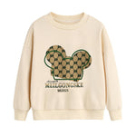 ONEAKIDS Baby & Toddler Tops 2T / MICKEY Unisex Iconic Beige Sweatshirt