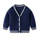 ONEAKIDS Baby & Toddler tops BLUE / 2T Sailor Boys' Knit Cardigan