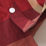 ONEAKIDS Baby & Toddler Tops Boys' Short Sleeve Classic Plaid Shirt