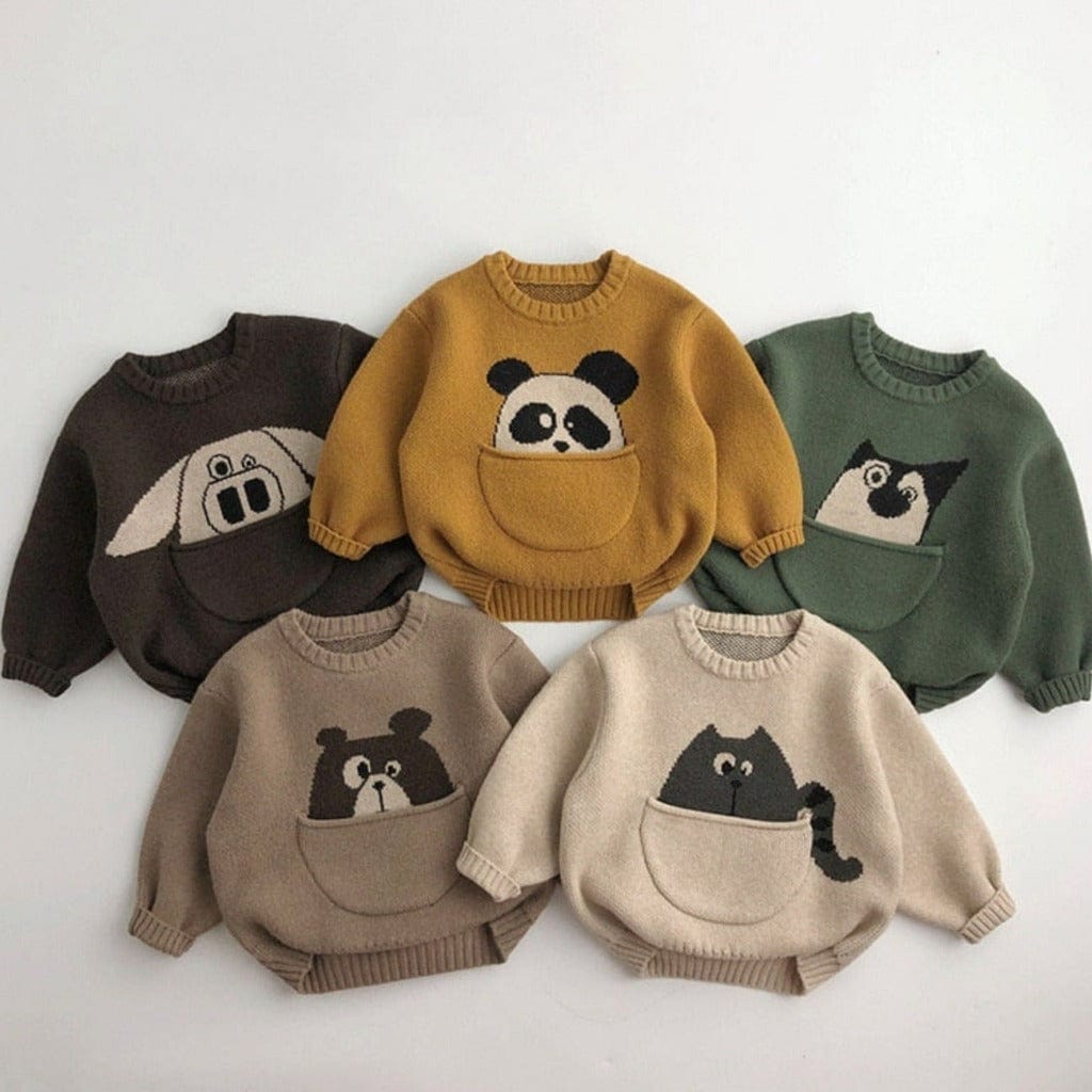ONEAKIDS Baby & Toddler Tops Unisex Animal Sweaters